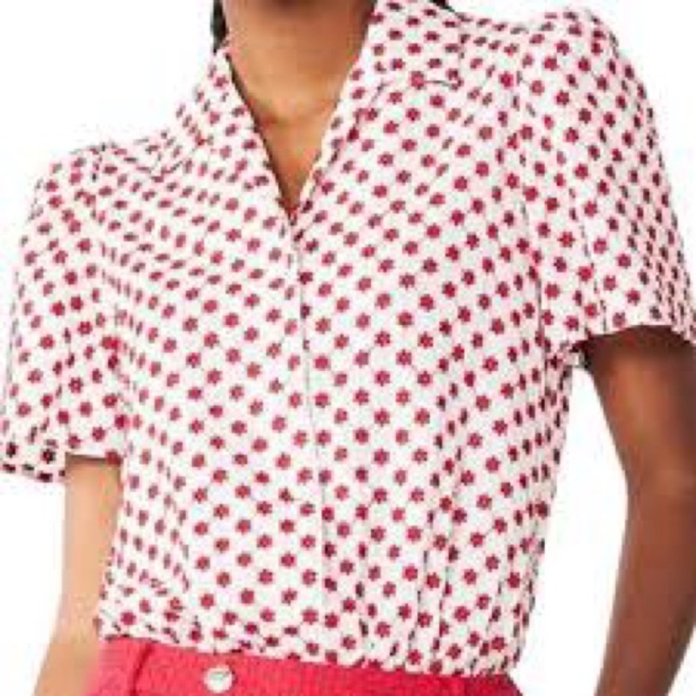Draper James RSVP women's floral eyelet bodysuit, NWT • Large
